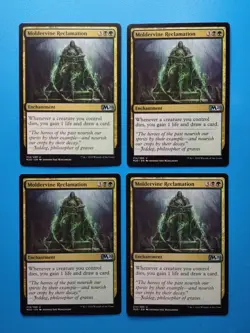MTG 4x Moldervine Reclamation x4 NM Core Set 2020 M20 Magic Playset - Image 1