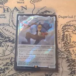 MTG Cid, Freeflier Pilot (Surge Foil) Commander: Final Fantasy FF7 FFVII 13 NM - Image 1