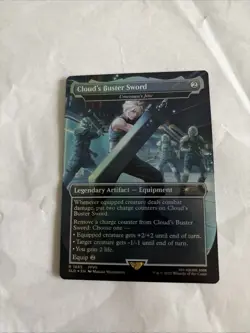 Cloud's Buster Sword - Umezawa's Jitte (Rainbow Foil) Secret Lair Drop Foil - Image 1