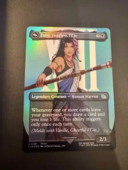 Fang, Fearless l'Cie Final Fantasy Borderless Foil Uncommon - Image 1