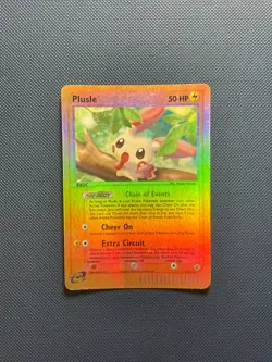 (HP) Plusle EX Dragon Reverse Holo 8/97 E-Reader Pokemon TCG - Image 1