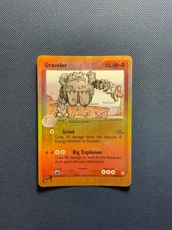 (MP/HP) Graveler EX Dragon Reverse Holo 29/97 E-Reader Pokemon TCG - Image 1