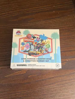 2025 Pokemon Worlds Coin Damage Counter Dice Marker Set Anaheim Worlds - Image 1