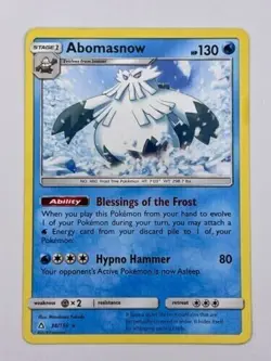 Abomasnow - 38/156 - Ultra Prism - Non-Holo Rare - Pokemon TCG - NM - Image 1
