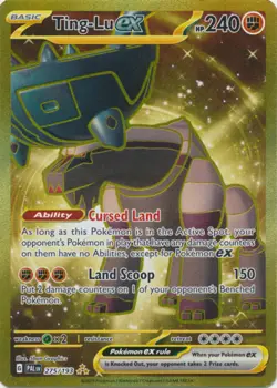 1x Ting-Lu ex - 275/193 - Hyper Rare NM-Mint Pokemon SV02 - Paldea Evolved - Image 1