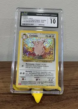 Cletable Pokemon (2023) TCG Classic 014/034 Charizard Ho-Oh ex Deck Holo CGC 10 - Image 1