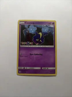 Pokemon TCG Cosmog Sun & Moon 64/149 Holo Promo Toys R Us Stamp - Image 1