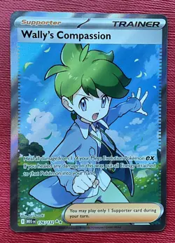Wally's Compassion Ultra Rare ME01: Mega Evolution 176/132 Pokemon - Image 1
