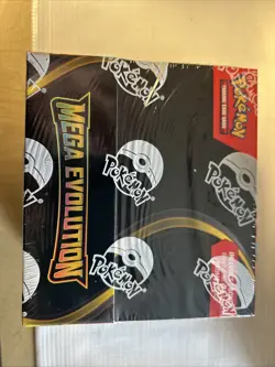 Factory Sealed Pokemon Mega Evolution Enhanced Booster Box Brand New With Topper - Image 2