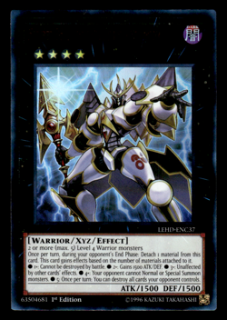 Yugioh Number 86: Heroic Champion Rhongomyniad LEHD-ENC37 Ultra Rare 1st Ed NM - Image 1
