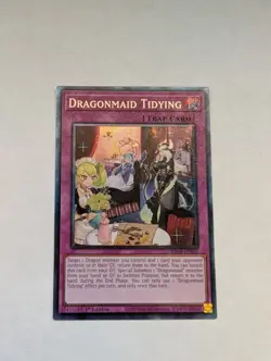 Yu-Gi-Oh! Dragonmaid Tidying RA04-EN102 Platinum Secret Rare 1st Edition NM - Image 1