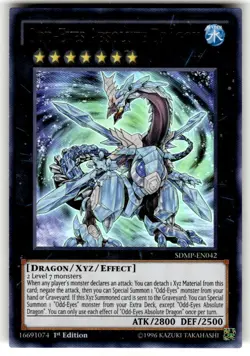 Yugioh Odd-Eyes Absolute Dragon SDMP-EN042 Ultra Rare 1st Ed NM - Image 1