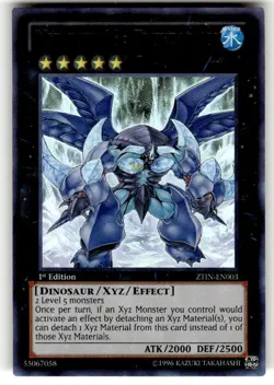 Yugioh Number 19: Freezadon ZTIN-EN003 Ultra Rare 1st Ed NM - Image 1