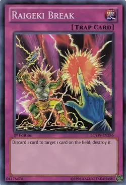 Yugioh! MP Raigeki Break - LCYW-EN286 - Super Rare - Unlimited Edition Moderatel - Image 1