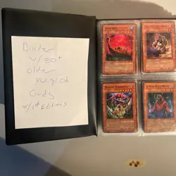 Vintage Yugioh Collection Lot of 80+ cards Binder 1st Edition 1996 Yu-gi-oh Tcg - Image 4