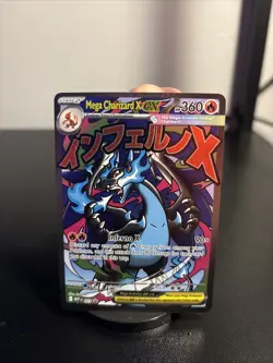 🔥 Pokemon TCG Mega Charizard X EX 023 - Black Star Promo - English Promo Card - Image 1