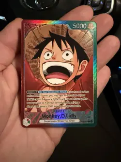 One Piece TCG OP13-001 Monkey D. Luffy Alt Art Leader AA Card Game CCG English - Image 1