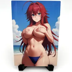 High School DxD Rias Gremory Sexy Anime Waifu Girl Lewd Goddess Story Art Card - Image 2