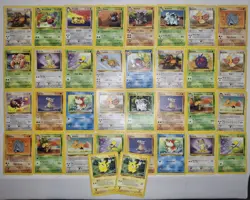 Vintage Pokemon TCG Card Lot of 34 WOTC Jungle Set - LP - Image 1