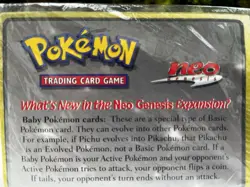 Sealed Pokemon Neo Genesis WOTC #29 Marill Black Star Promo Card 2000 Vintage - Image 2