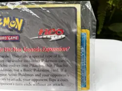 Sealed Pokemon Neo Genesis WOTC #29 Marill Black Star Promo Card 2000 Vintage - Image 4