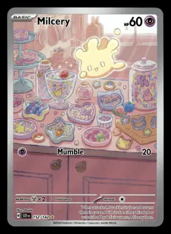 Milcery 152/142 Illustration Rare Stellar Crown Pokemon Card - Image 1