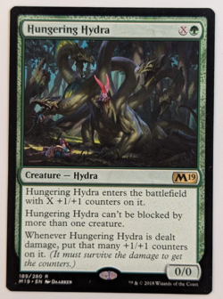 MTG Card - 1x Hungering Hydra - Core Set 2019 - NM - Magic The Gathering #189 - Image 1