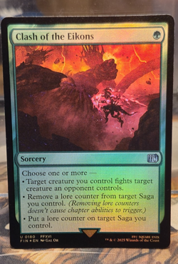 FOIL U 0180 Clash of the Eikons FFXVI Uncommon Final Fantasy NM Card MTG FIN - Image 1