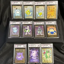 Various Shiny Pokemon Cards Graded By CG Pikachu, Mew, Mewtwo, Snorlax And More - Image 1