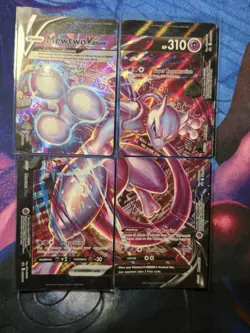 Mewtwo V-UNION [Set of 4] SWSH: Sword & Shield Promo Cards Holo - Image 1