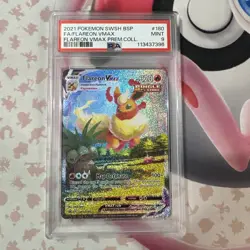PSA 9 Flareon VMAX SWSH180 SWSH: Sword & Shield Promo Cards Holo - Image 1