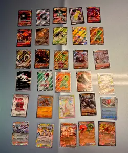 Pokemon Card Lot Of 30 Ar/Full Art/Ex/ V Cards All Near Mint - Image 1