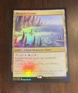 MTG- Raugrin Triome x1 - Ikoria FOIL - NM/M - Image 1