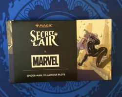 MTG Secret Lair X Spider-Man Villainous Plots Foil Sealed - Image 1