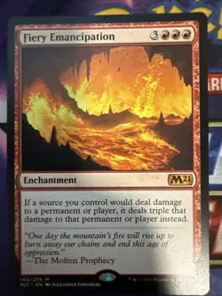 Fiery Emancipation - MTG Core Set 2021 - Regular - Image 1