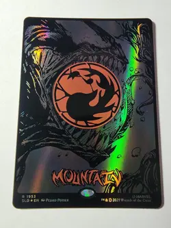 Marvel Venom Mountain (1953) (Raised Foil) Secret Lair Drop Foil - Image 1