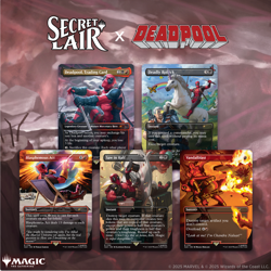 MTG Secret Lair x Marvel's Deadpool Non-Foil Edition Sealed Magic - Image 3