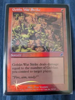 Goblin War Strike FOIL - Scourge -MTG - Magic the Gathering - Image 3