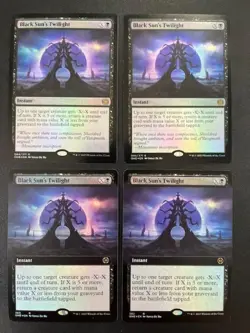 MTG- Black Sun's Twilight x4 - All Will Be One - All FOIL - Image 1