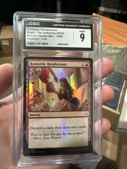 2025 MTG MARVEL'S SPIDER-MAN ROMANTIC RENDEZVOUS CGC 9 MINT - Image 1