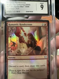 2025 MTG MARVEL'S SPIDER-MAN ROMANTIC RENDEZVOUS CGC 9 MINT - Image 3