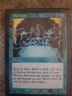 Preordain (Retro Frame) Commander: the Brothers' War Regular - Image 1