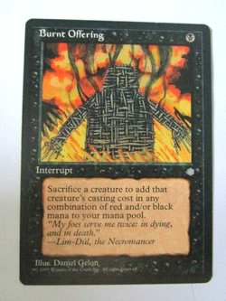 MTG Burnt Offering Ice Age Moderate Play!! - Image 1
