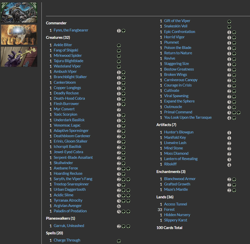 ALL FOIL Fynn, the Fangbearer MTG EDH Commander Deck - Tribal Deathtouch - Image 2