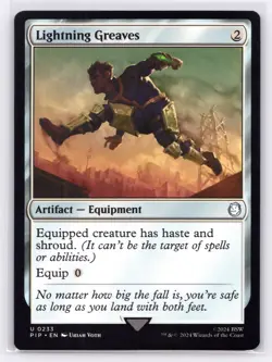 MTG Lightning Greaves U Universes Beyond: Fallout 233 NM - Image 1