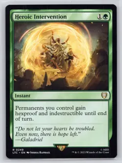 MTG NM Heroic Intervention 249 R Commander: The Lord of the Rings - Image 1