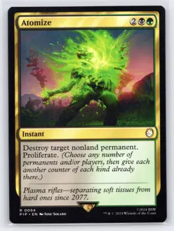 MTG NM Atomize 94 R Universes Beyond: Fallout - Image 1