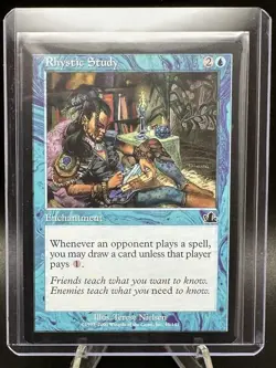 Rhystic Study Prophecy Regular Near Mint Or Better, MTG - Image 1