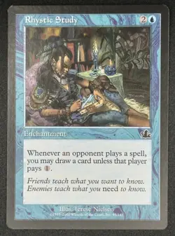 Rhystic Study Prophecy Regular Near Mint Or Better, MTG - Image 3