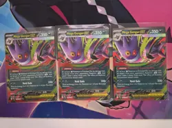 3x Mega Gengar Ex Phantasmal Flames 056/094 Pokemon TCG Playset Deck - Image 1
